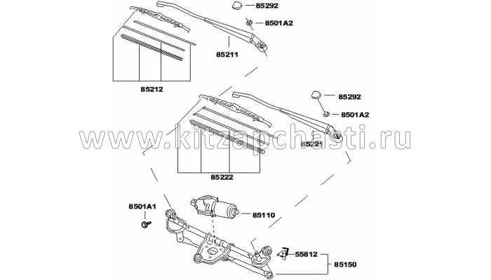 Крышка поводка стеклоочистителя FAW V5 85292-12A20